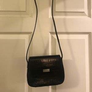 Lauren croc small shoulder bag